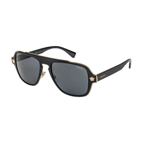 black versace sunglasses men|are Versace sunglasses polarized.